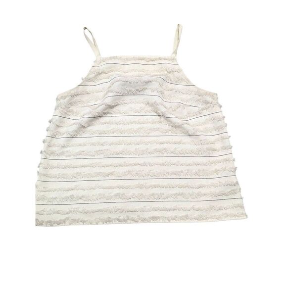 Anthropologie Maeve Quinn cream fringe US 8 - Picture 5 of 9